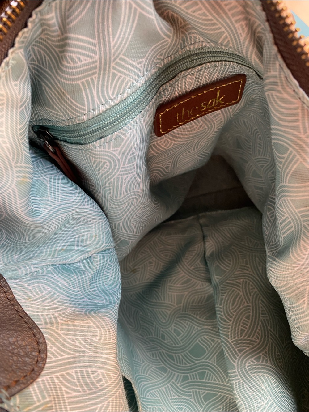The Sak Sequoia Pebbled Leather Hobo in Slate Gray - Picture 13 of 13